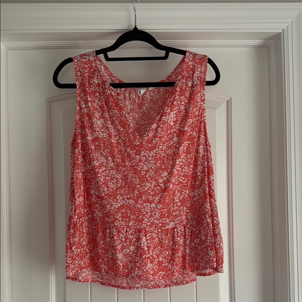 GAP Pink Sleeveless Tank Top Relaxed Style